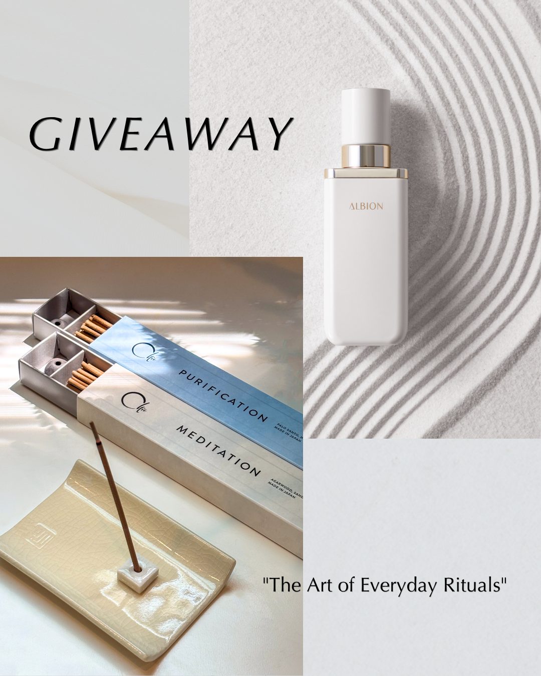 Fall Into Mindful Ritual: A Nippon Kodo × ALBION Giveaway