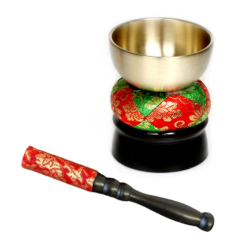 Traditional Japanese Orin Bell & Stand