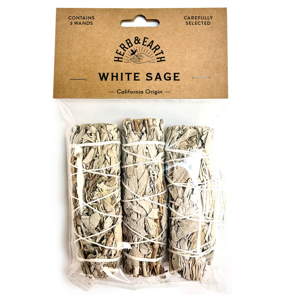 Herb & Earth - White Sage 3pcs | Nippon Kodo - Quality Incense Since 1575