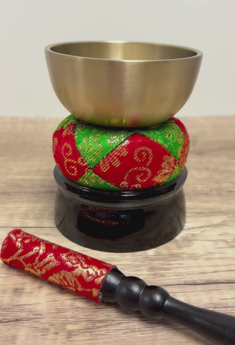 Traditional Japanese Orin Bell & Stand
