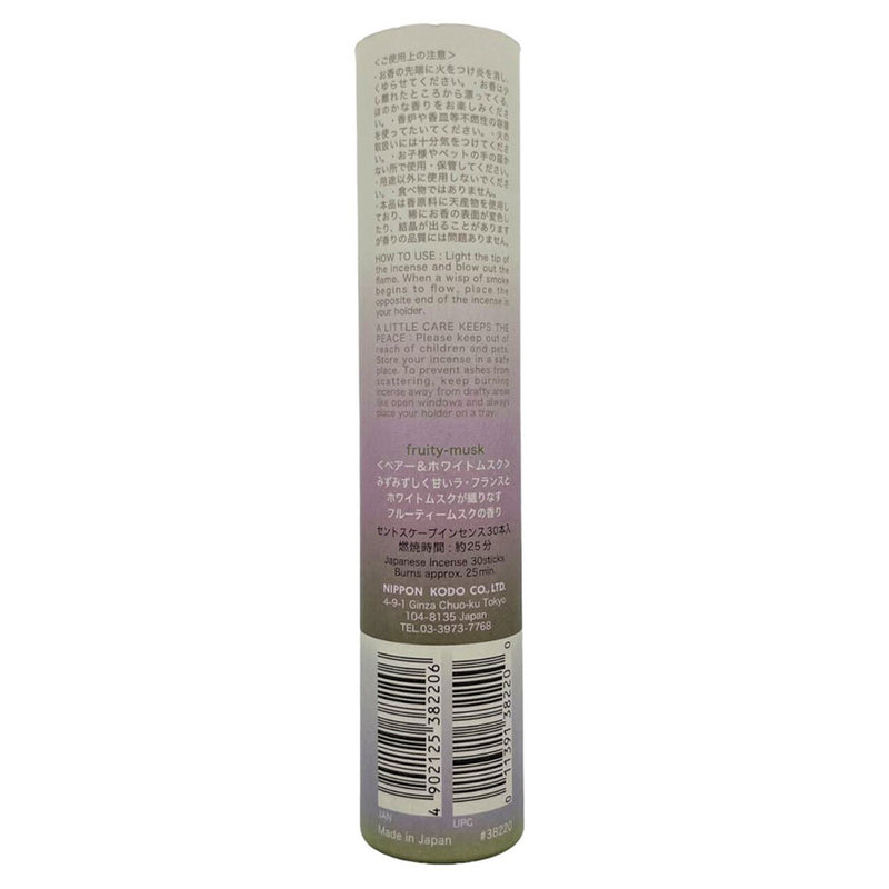 SCENTSCAPE - Pear & White Musk 30 sticks