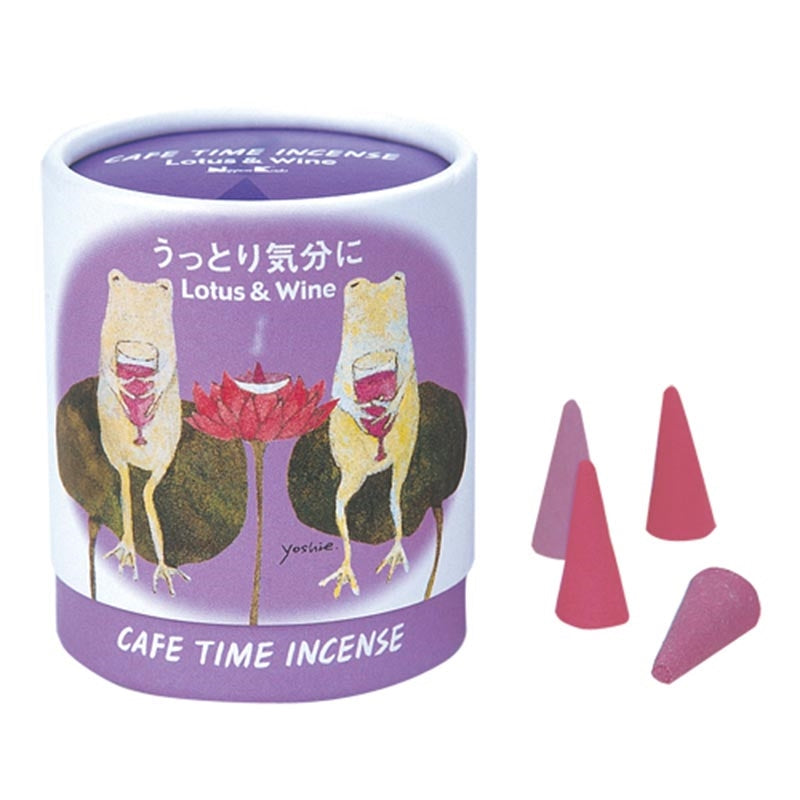 CAFE TIME INCENSE - Enchanted Mood (Lotus & Wine) 10 cones