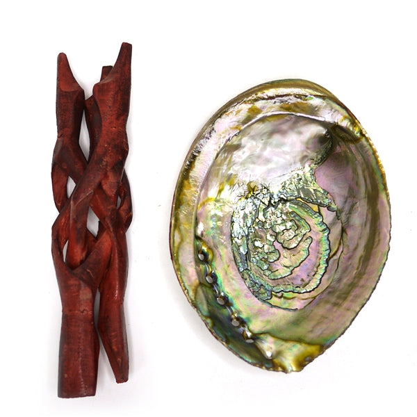 Abalone Shell with Wooden Stand