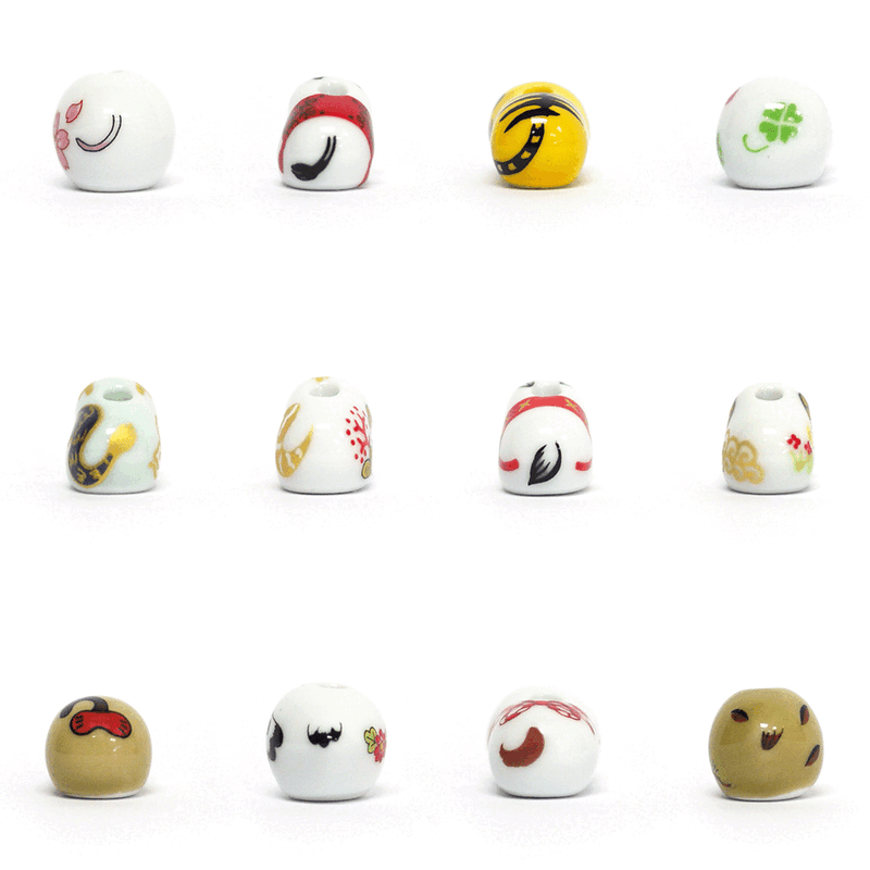ARITA CHINESE ZODIAC INCENSE HOLDER SET- 1 each of all 12