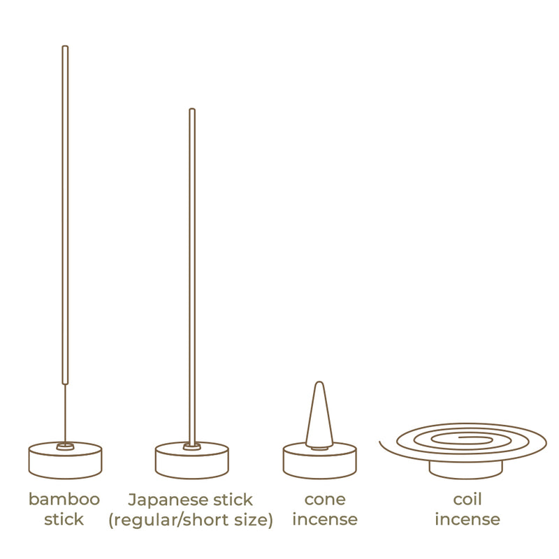 4 WAY Brass Incense Holder