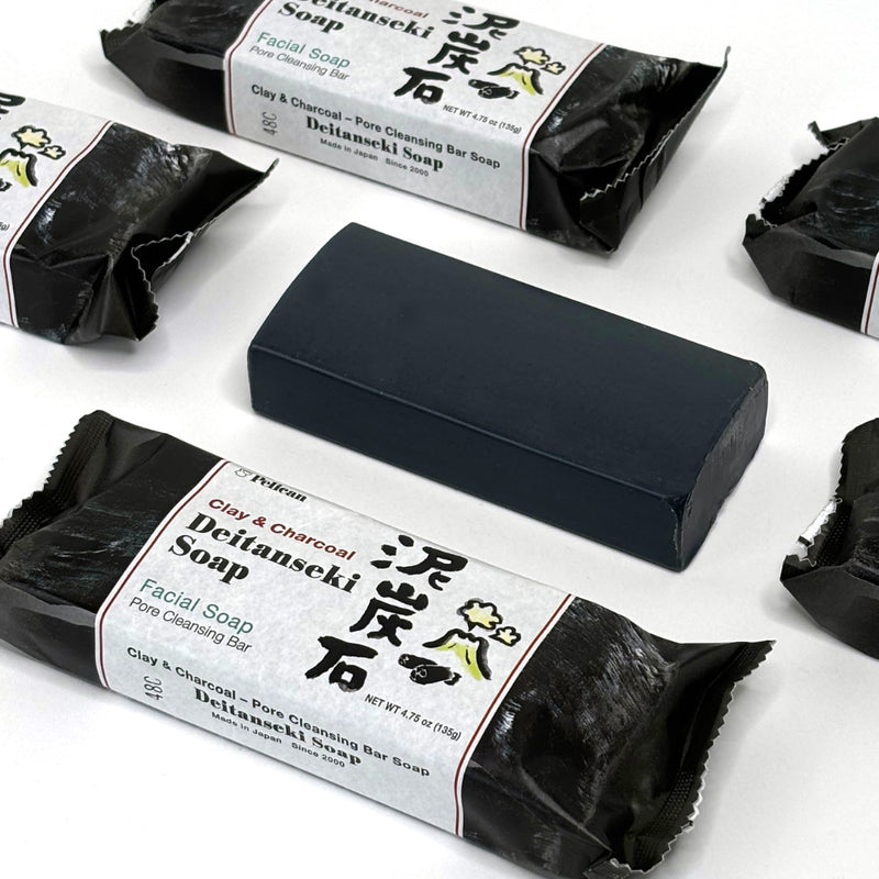 DEITANSEKI SOAP 135g (Clay & Charcoal Facial Cleansing Bar)