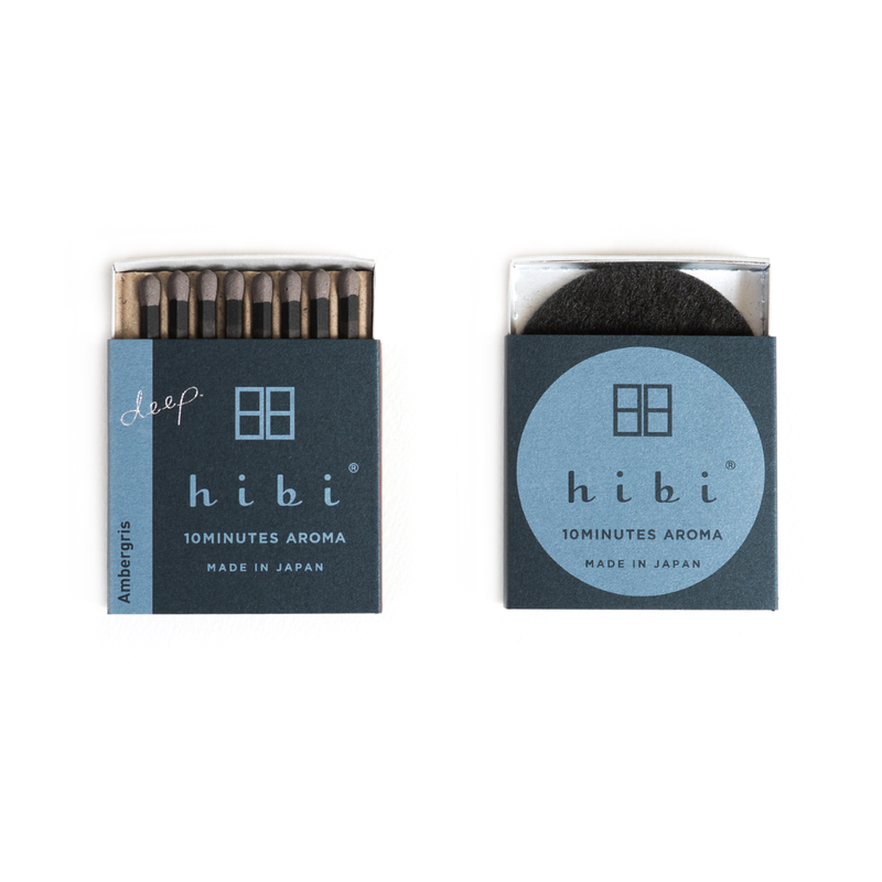 HIBI 8 Incense Matches - Ambergris