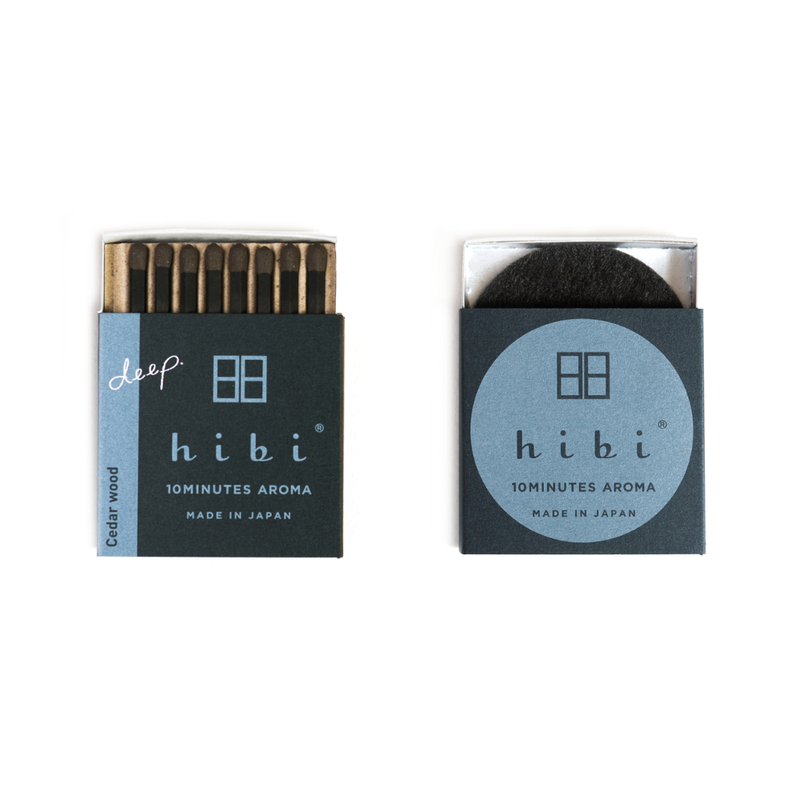 HIBI 8 Incense Matches - Cedar Wood