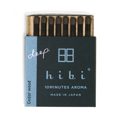 HIBI 8 Incense Matches - Cedar Wood
