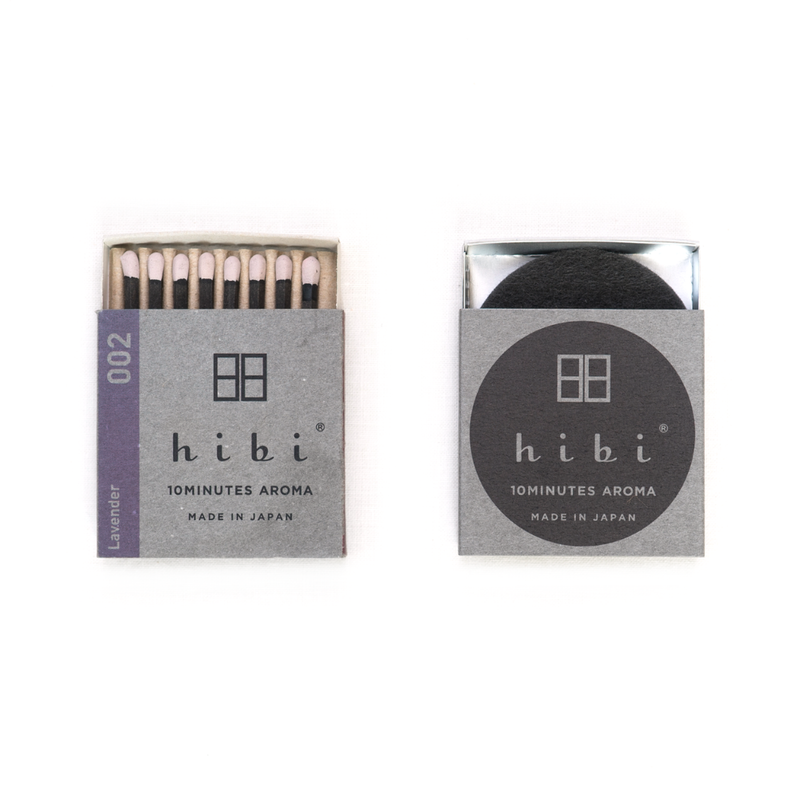 HIBI 8 Incense Matches - Lavender