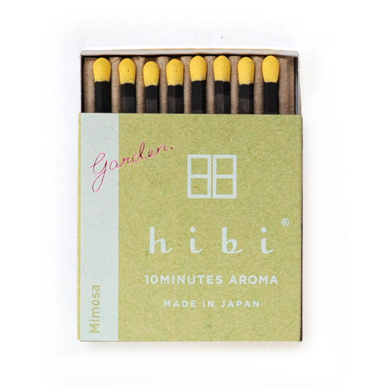 HIBI 8 Incense Matches - Mimosa