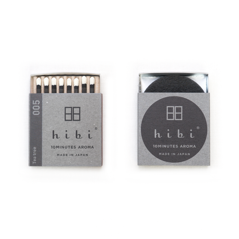 HIBI 8 Incense Matches - Tea Tree
