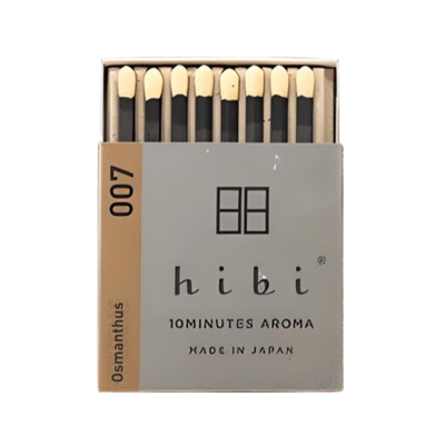 HIBI 8 Incense Matches - Osmanthus
