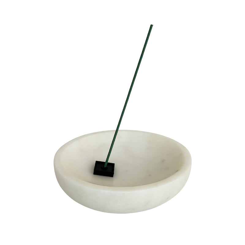 Round White Marble Bowl