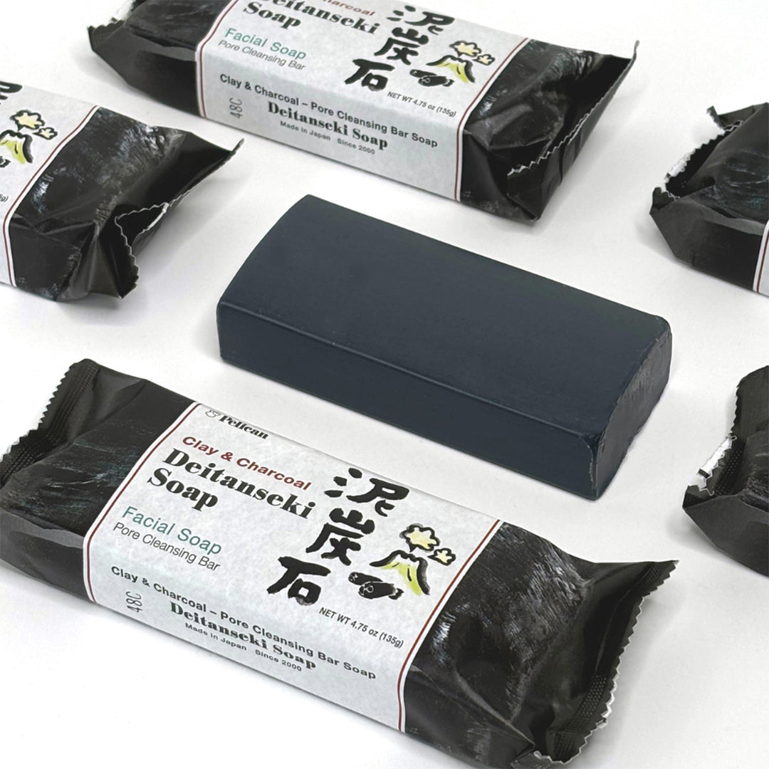 DEITANSEKI SOAP 135g (Clay & Charcoal Facial Cleansing Bar