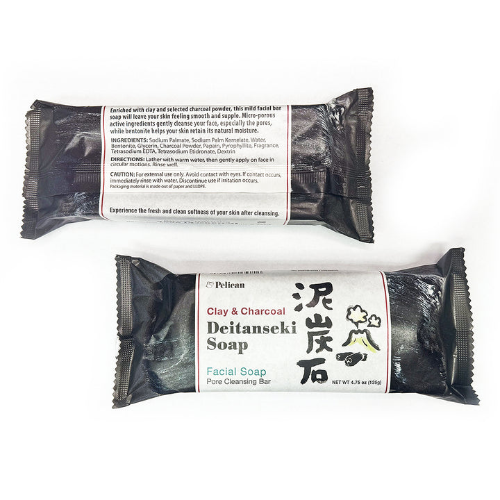 DEITANSEKI SOAP 135g (Clay & Charcoal Facial Cleansing Bar