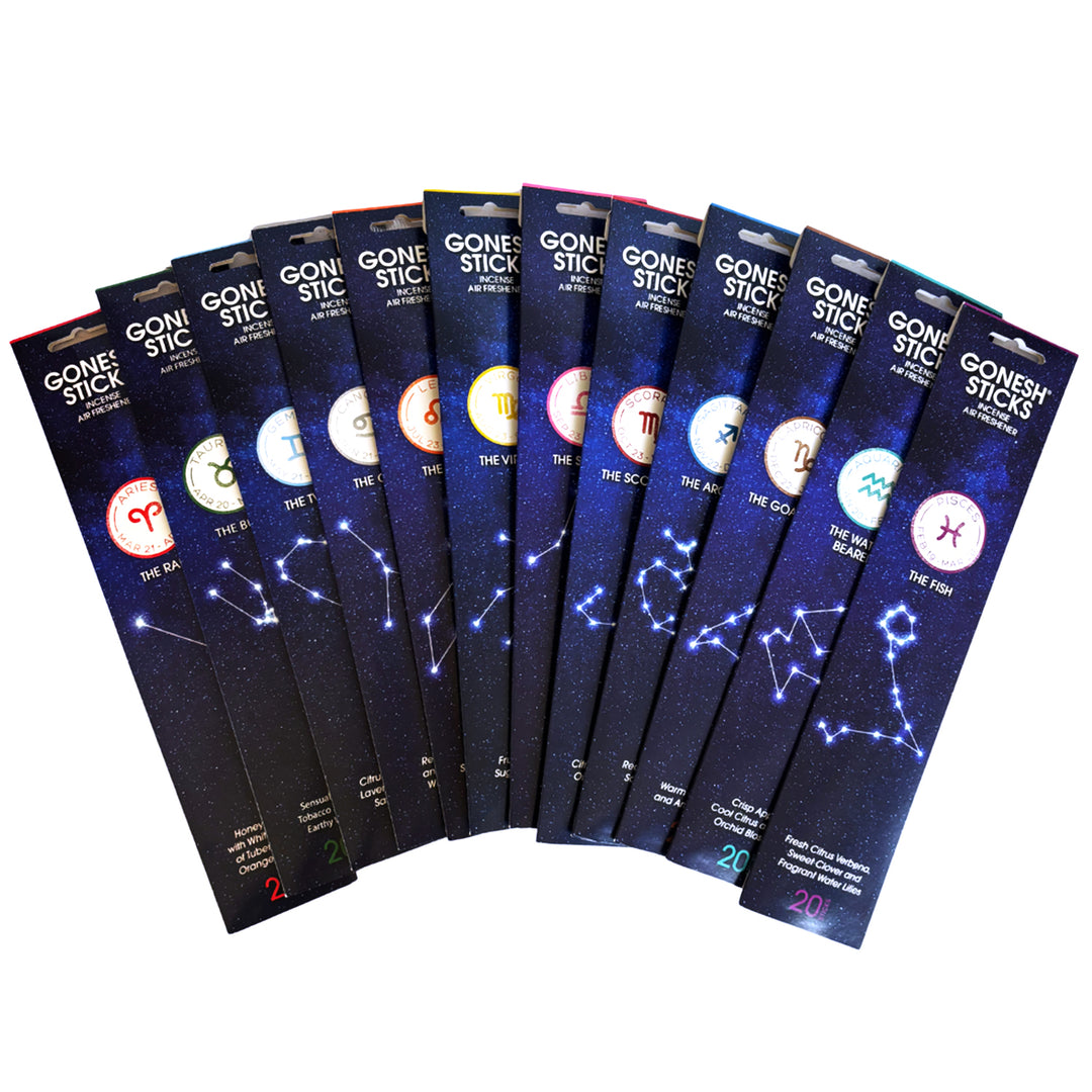 horoscope おまとめ品 GONESH ZODIAC – Assortment of 12 Signs | NIPPON KODO Japanese