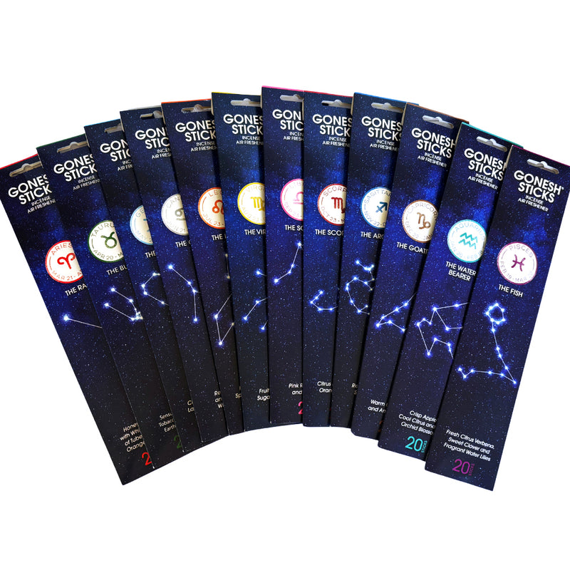 GONESH ZODIAC – Assortment of 12 Signs