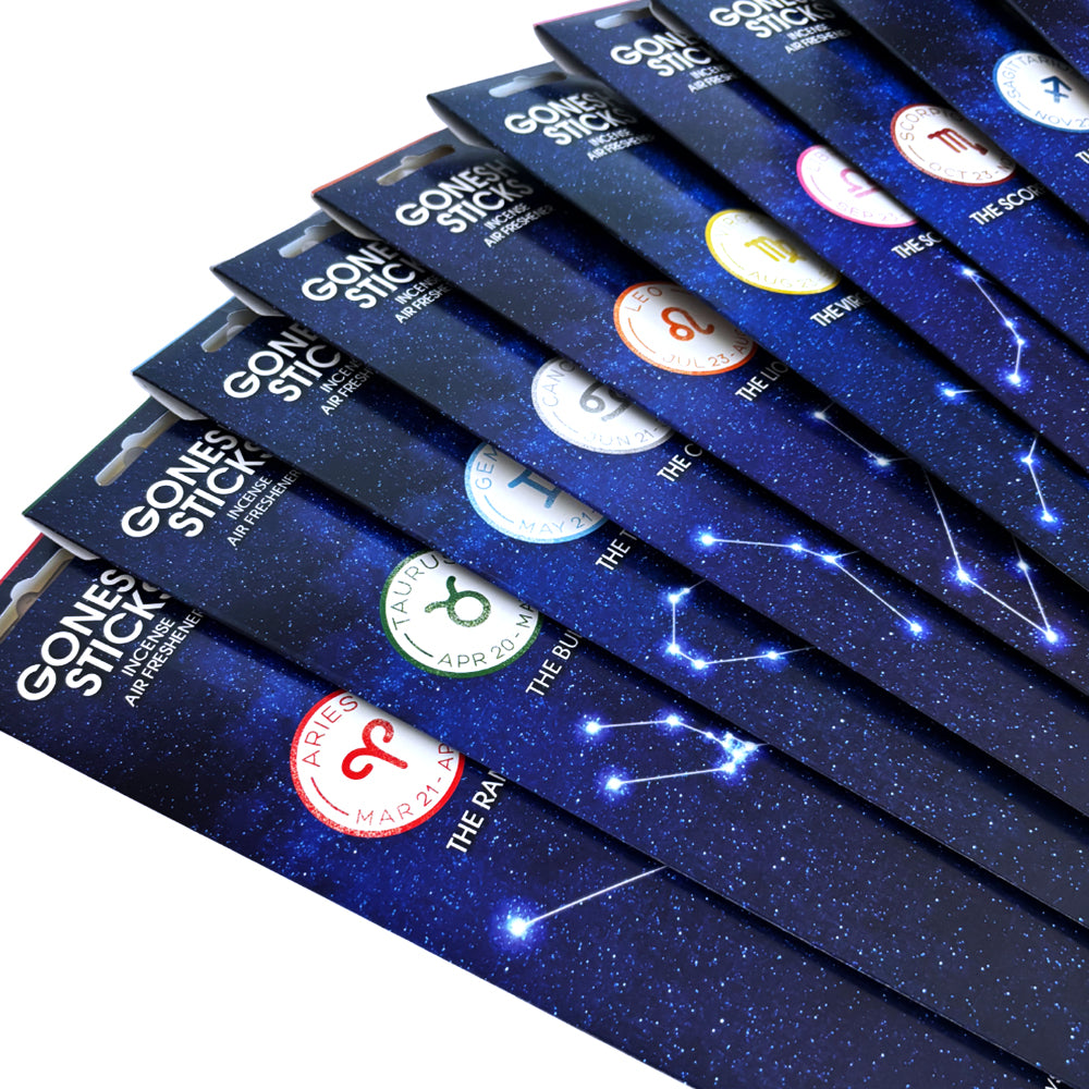 GONESH ZODIAC – Assortment of 12 Signs | NIPPON KODO Japanese