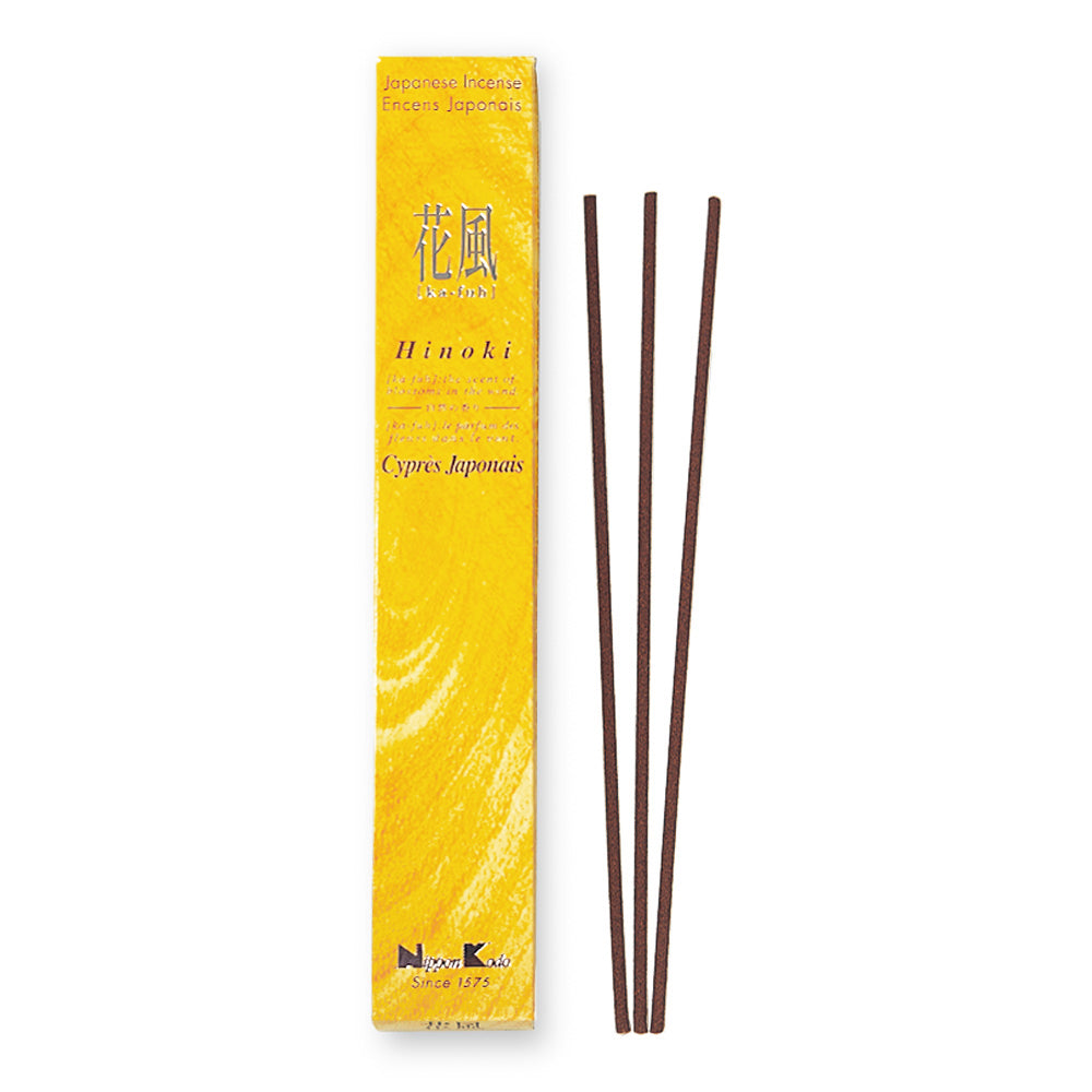 ka-fuh - INCENSE - HINOKI (CYPRESS ) - 50 sticks | NIPPON KODO Japanese ...