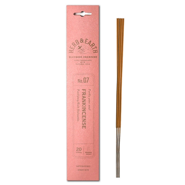 NIPPON KODO | HERB & EARTH - Bamboo Stick Incense FRANKINCENSE ...