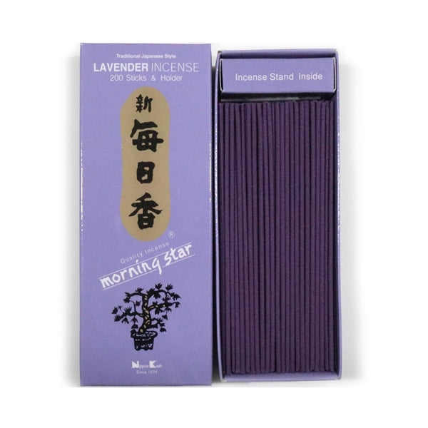 Nippon Kodo Morning Star Incense - Lavender - 200 Sticks - Thumbnail 2